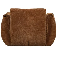 Baggy draaifauteuil 3D chenille middenbruin